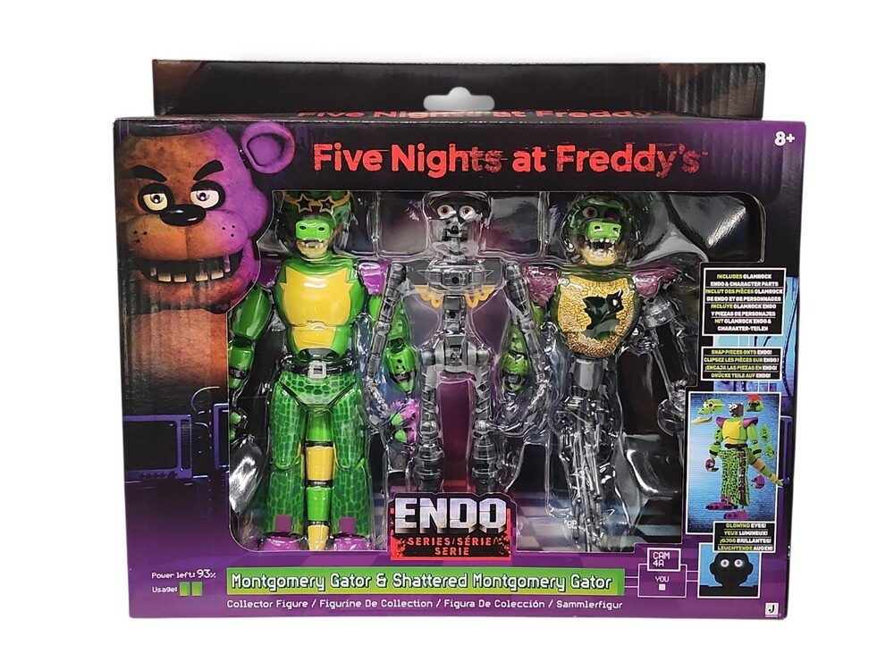 New Sealed Five Nights at Freddy’s FNAF Endo Series 2 Montgomery Gator